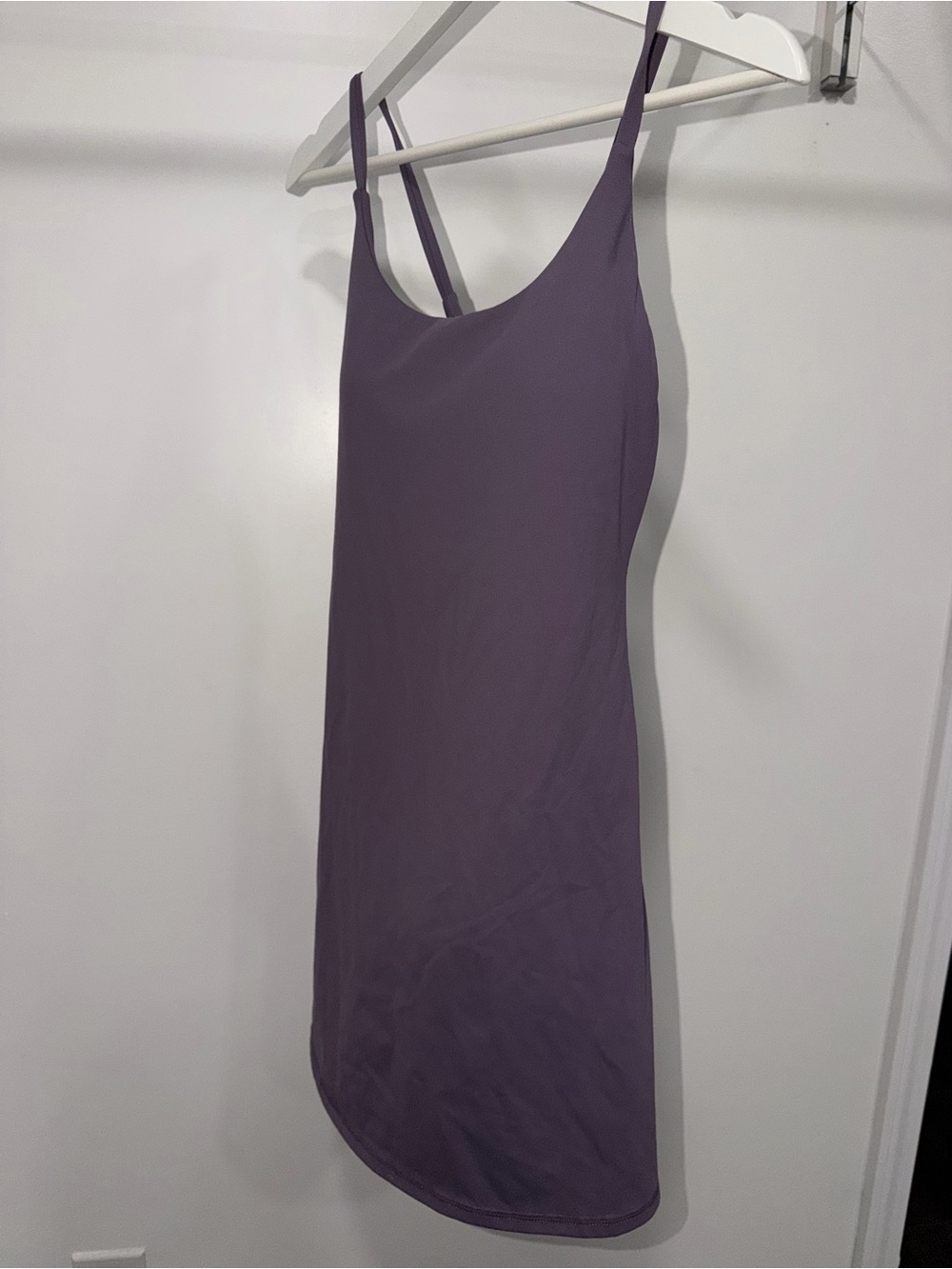 HALARA Purple Slip Tank Dress with Thin Straps
